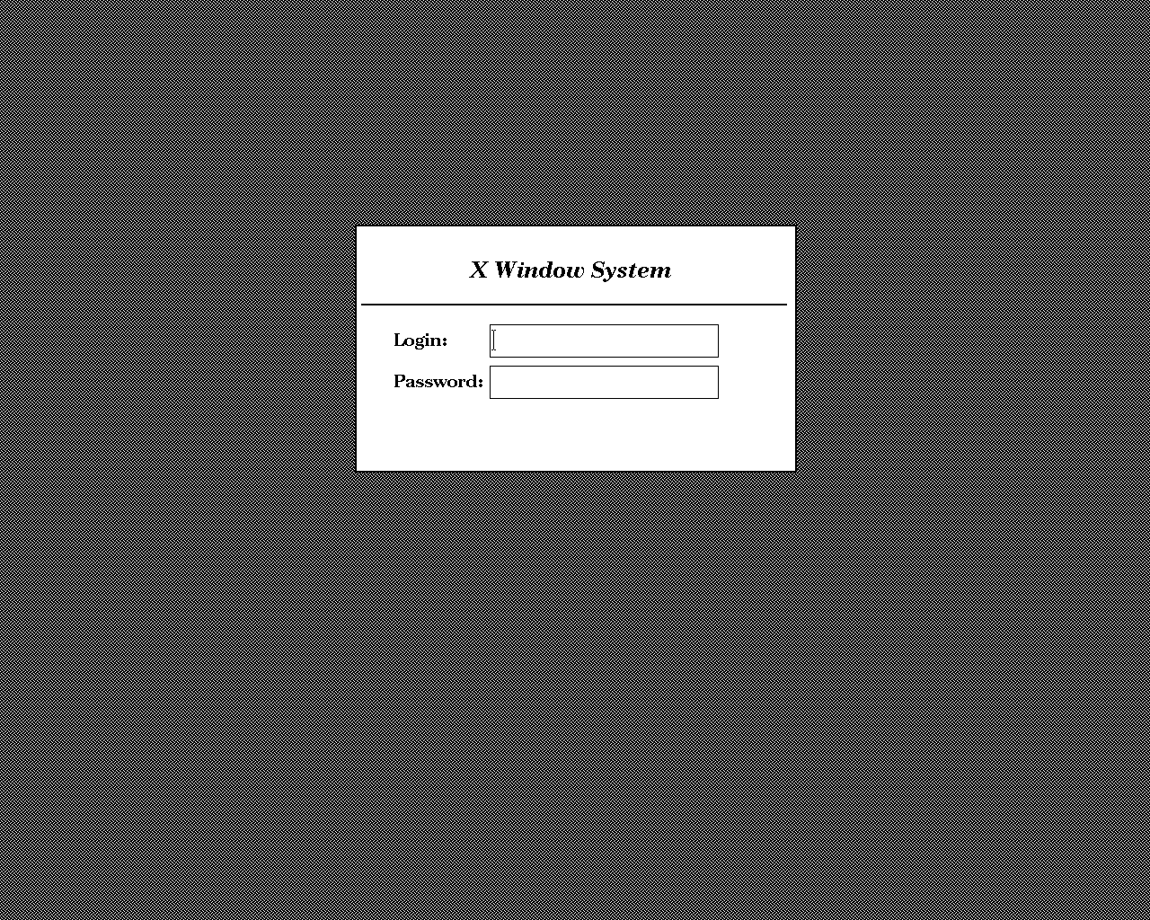 Écran de connexion xdm