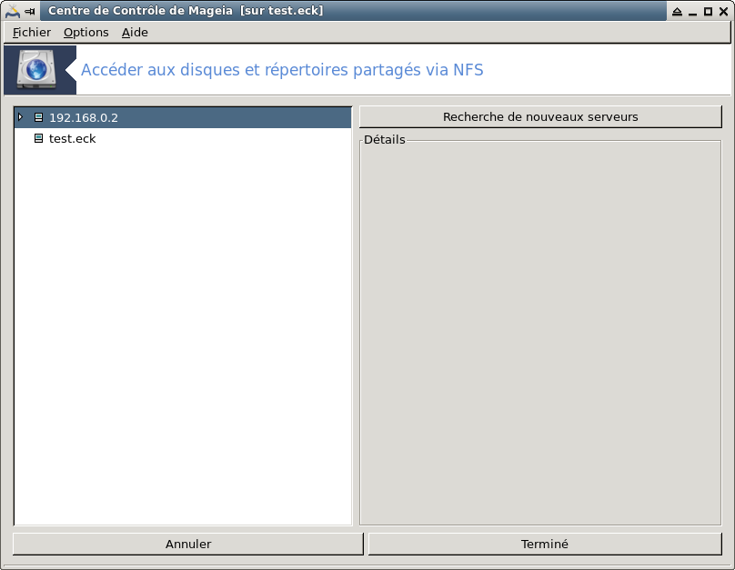 Installation NFS