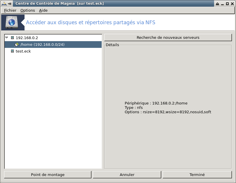 Installation NFS