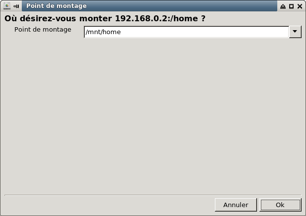 Installation NFS