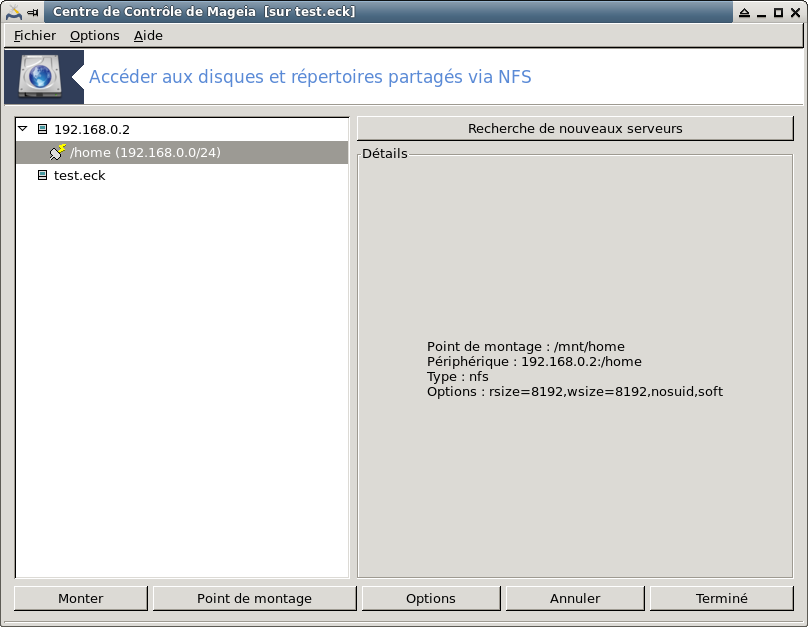Installation NFS